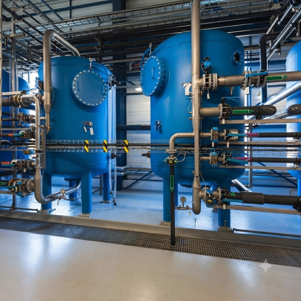 Custom purification system by Demineralization (DM) Plant Manufacturers in Pune, Bluematrix Water