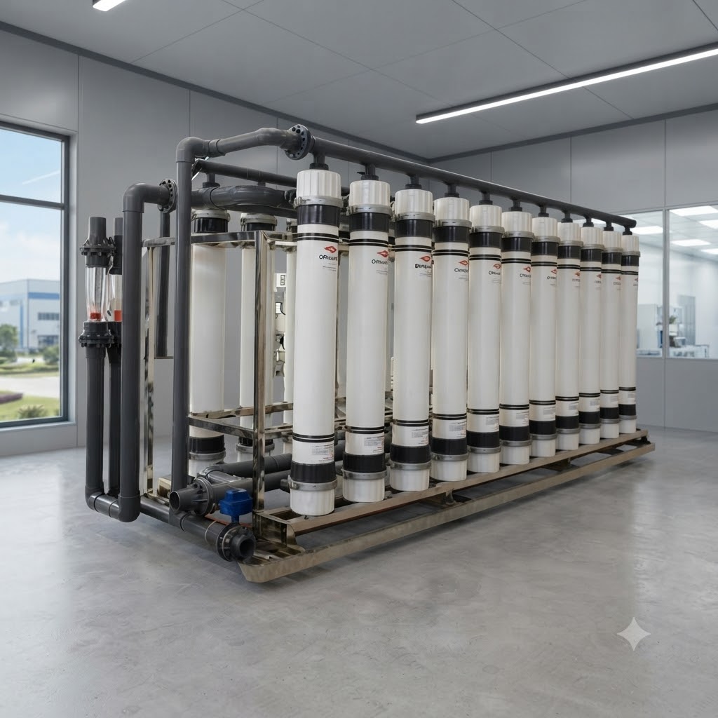Advanced membrane system by Ultra Filtration Plant Manufacturers in Pune, Bluematrix Water