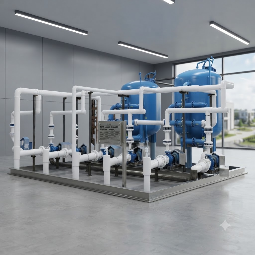 Hard water treatment unit by Water Softening Plant Manufacturers in Pune, Bluematrix Water
